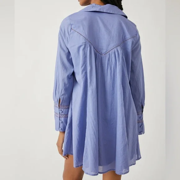 💫Free People Haddie Solid Mini Dress✨ Brand New✨ - Picture 3 of 9